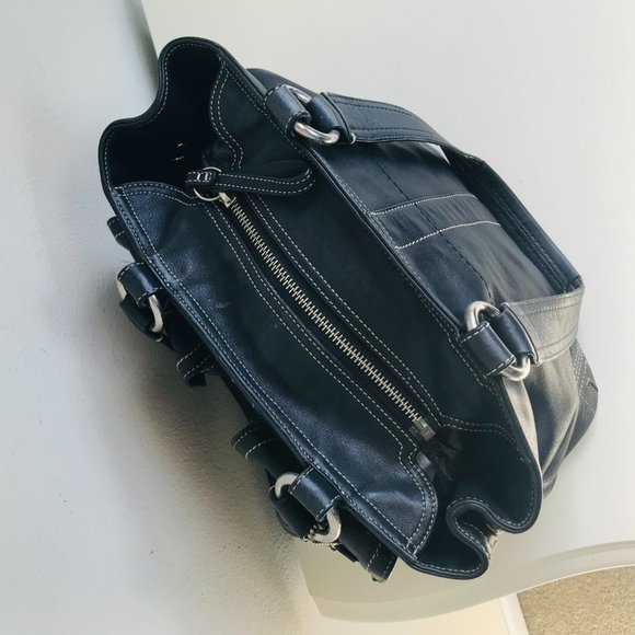 Coach H05S- 8A09 Black Soho Satchel Shoulder Bag - Picture 5 of 9